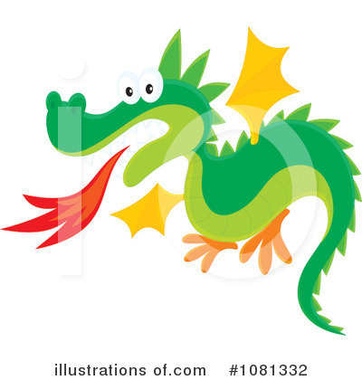 Royalty-Free (RF) Dragon Clipart Illustration by Alex Bannykh - Stock Sample #1081332