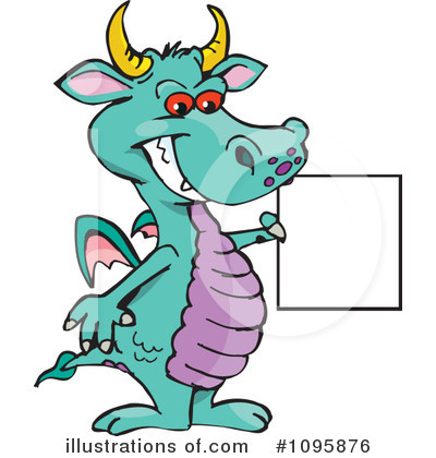Royalty-Free (RF) Dragon Clipart Illustration by Dennis Holmes Designs - Stock Sample #1095876