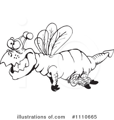 Royalty-Free (RF) Dragon Clipart Illustration by Dennis Holmes Designs - Stock Sample #1110665