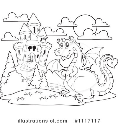 Royalty-Free (RF) Dragon Clipart Illustration by visekart - Stock Sample #1117117