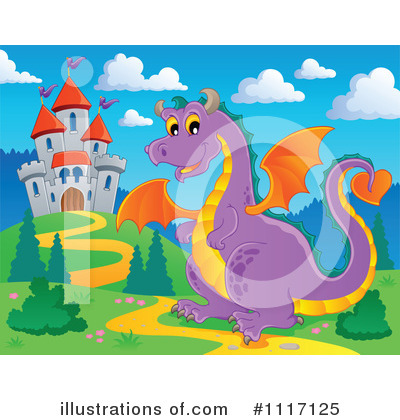 Royalty-Free (RF) Dragon Clipart Illustration by visekart - Stock Sample #1117125