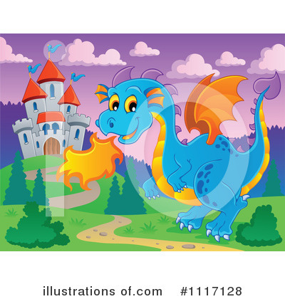Royalty-Free (RF) Dragon Clipart Illustration by visekart - Stock Sample #1117128