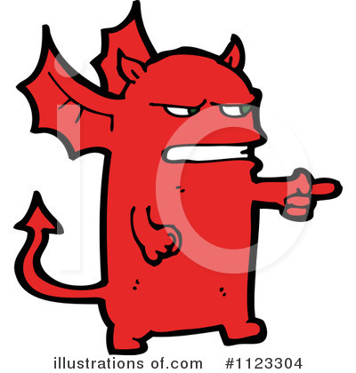 Royalty-Free (RF) Dragon Clipart Illustration by lineartestpilot - Stock Sample #1123304