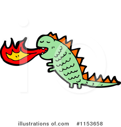 Royalty-Free (RF) Dragon Clipart Illustration by lineartestpilot - Stock Sample #1153658