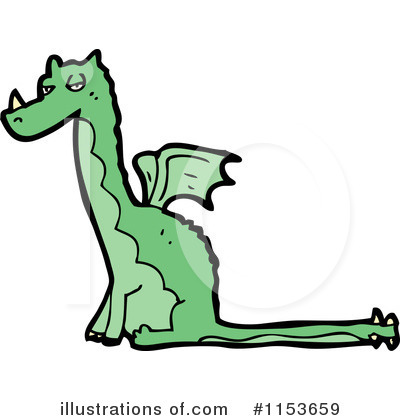 Royalty-Free (RF) Dragon Clipart Illustration by lineartestpilot - Stock Sample #1153659