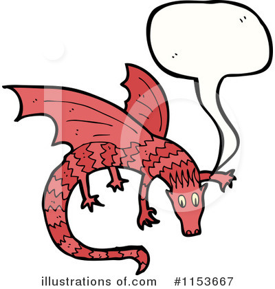 Royalty-Free (RF) Dragon Clipart Illustration by lineartestpilot - Stock Sample #1153667