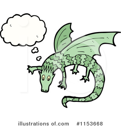 Royalty-Free (RF) Dragon Clipart Illustration by lineartestpilot - Stock Sample #1153668