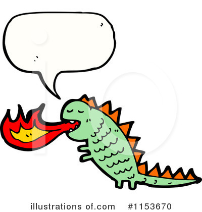 Royalty-Free (RF) Dragon Clipart Illustration by lineartestpilot - Stock Sample #1153670