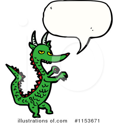 Royalty-Free (RF) Dragon Clipart Illustration by lineartestpilot - Stock Sample #1153671