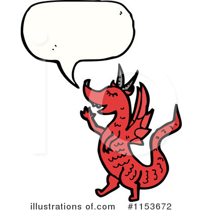 Royalty-Free (RF) Dragon Clipart Illustration by lineartestpilot - Stock Sample #1153672