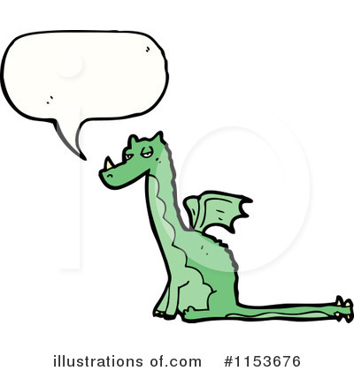 Royalty-Free (RF) Dragon Clipart Illustration by lineartestpilot - Stock Sample #1153676