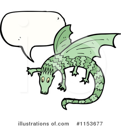 Royalty-Free (RF) Dragon Clipart Illustration by lineartestpilot - Stock Sample #1153677