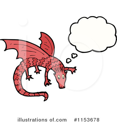 Royalty-Free (RF) Dragon Clipart Illustration by lineartestpilot - Stock Sample #1153678