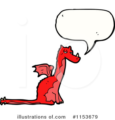 Royalty-Free (RF) Dragon Clipart Illustration by lineartestpilot - Stock Sample #1153679