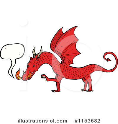 Royalty-Free (RF) Dragon Clipart Illustration by lineartestpilot - Stock Sample #1153682
