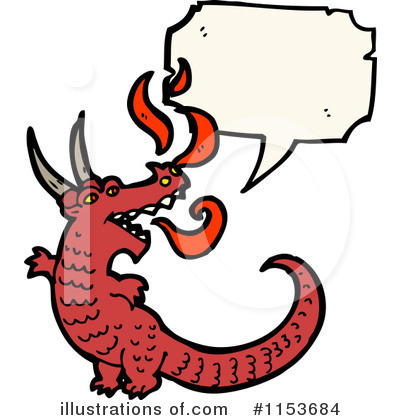 Royalty-Free (RF) Dragon Clipart Illustration by lineartestpilot - Stock Sample #1153684