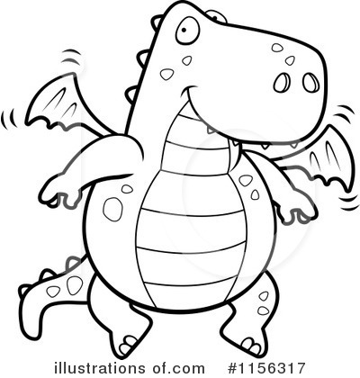 Royalty-Free (RF) Dragon Clipart Illustration by Cory Thoman - Stock Sample #1156317