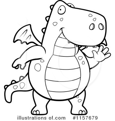Royalty-Free (RF) Dragon Clipart Illustration by Cory Thoman - Stock Sample #1157679