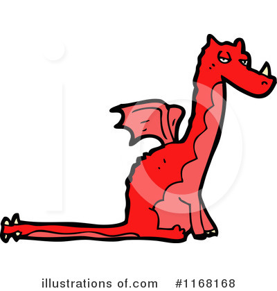 Royalty-Free (RF) Dragon Clipart Illustration by lineartestpilot - Stock Sample #1168168