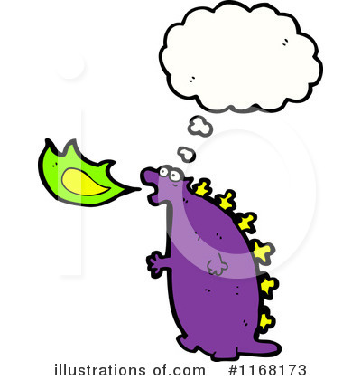 Royalty-Free (RF) Dragon Clipart Illustration by lineartestpilot - Stock Sample #1168173