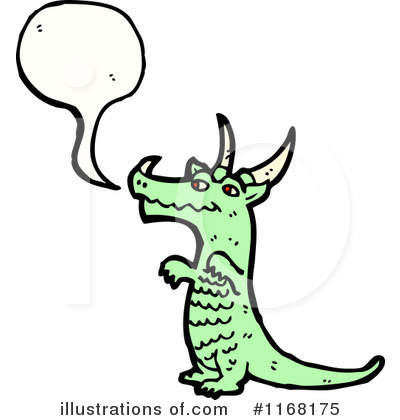 Royalty-Free (RF) Dragon Clipart Illustration by lineartestpilot - Stock Sample #1168175