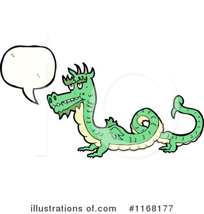 Royalty-Free (RF) Dragon Clipart Illustration by lineartestpilot - Stock Sample #1168177