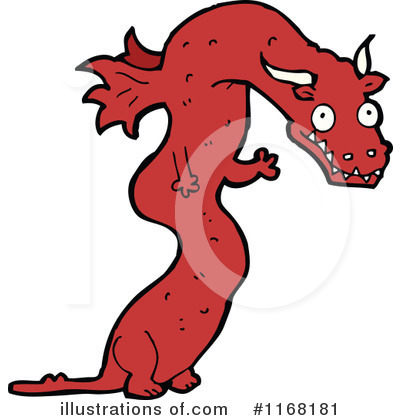 Royalty-Free (RF) Dragon Clipart Illustration by lineartestpilot - Stock Sample #1168181