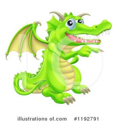 Royalty-Free (RF) Dragon Clipart Illustration by AtStockIllustration - Stock Sample #1192791