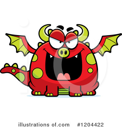 Royalty-Free (RF) Dragon Clipart Illustration by Cory Thoman - Stock Sample #1204422
