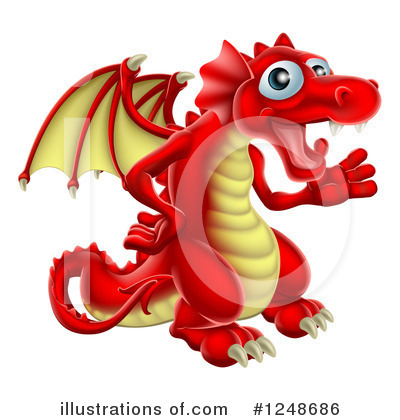 Royalty-Free (RF) Dragon Clipart Illustration by AtStockIllustration - Stock Sample #1248686