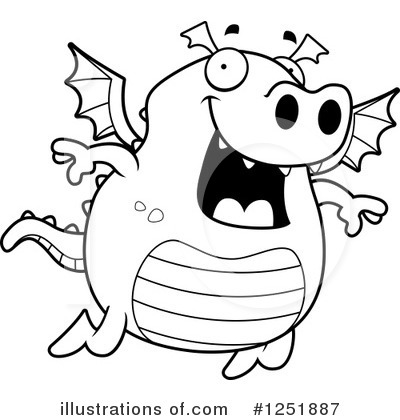 Royalty-Free (RF) Dragon Clipart Illustration by Cory Thoman - Stock Sample #1251887