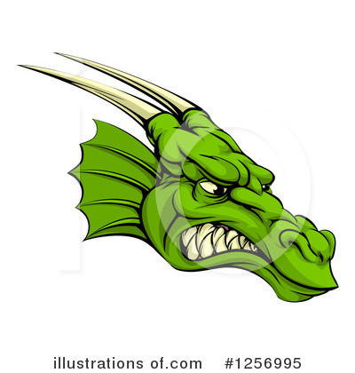 Royalty-Free (RF) Dragon Clipart Illustration by AtStockIllustration - Stock Sample #1256995