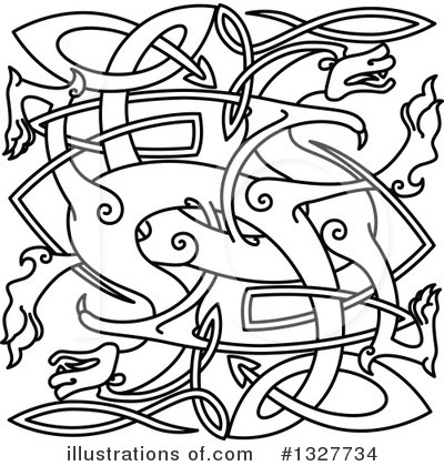 Royalty-Free (RF) Dragon Clipart Illustration by Vector Tradition SM - Stock Sample #1327734