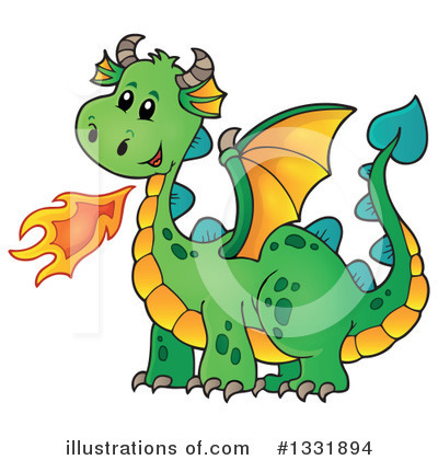 Dragon Clipart #1331894 by visekart