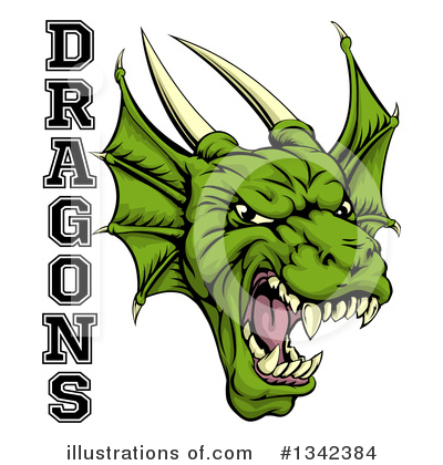 Royalty-Free (RF) Dragon Clipart Illustration by AtStockIllustration - Stock Sample #1342384