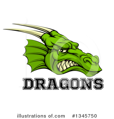 Royalty-Free (RF) Dragon Clipart Illustration by AtStockIllustration - Stock Sample #1345750