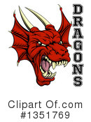 Dragon Clipart #1351769 by AtStockIllustration