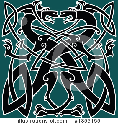Royalty-Free (RF) Dragon Clipart Illustration by Vector Tradition SM - Stock Sample #1355155