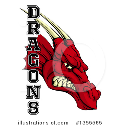 Royalty-Free (RF) Dragon Clipart Illustration by AtStockIllustration - Stock Sample #1355565