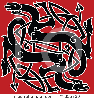 Royalty-Free (RF) Dragon Clipart Illustration by Vector Tradition SM - Stock Sample #1355730