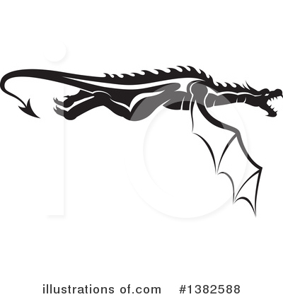 Dragon Clipart #1382588 by dero