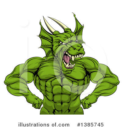 Royalty-Free (RF) Dragon Clipart Illustration by AtStockIllustration - Stock Sample #1385745
