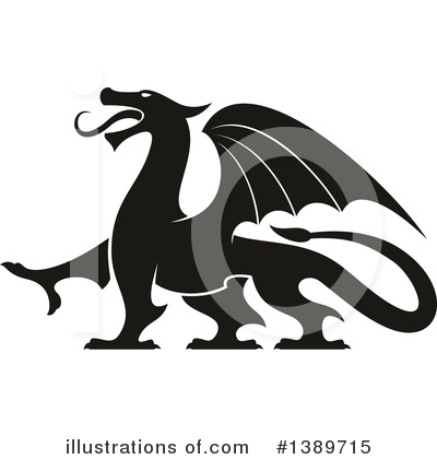 Royalty-Free (RF) Dragon Clipart Illustration by Vector Tradition SM - Stock Sample #1389715