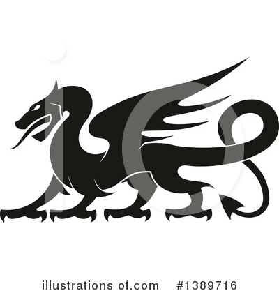 Royalty-Free (RF) Dragon Clipart Illustration by Vector Tradition SM - Stock Sample #1389716