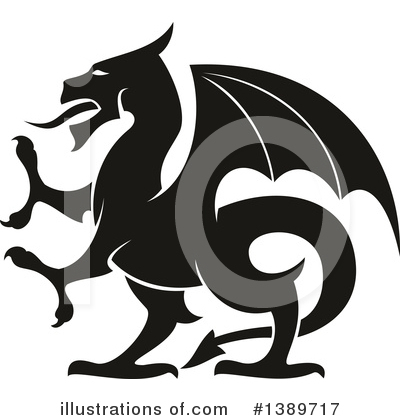 Royalty-Free (RF) Dragon Clipart Illustration by Vector Tradition SM - Stock Sample #1389717