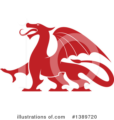 Royalty-Free (RF) Dragon Clipart Illustration by Vector Tradition SM - Stock Sample #1389720