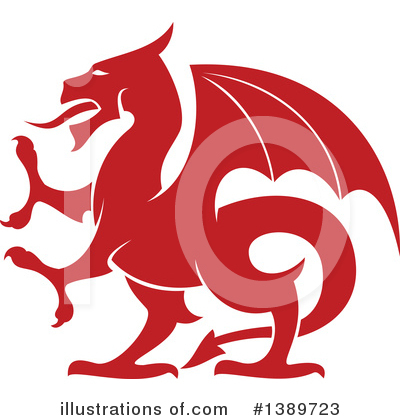 Royalty-Free (RF) Dragon Clipart Illustration by Vector Tradition SM - Stock Sample #1389723