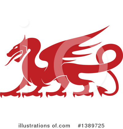 Royalty-Free (RF) Dragon Clipart Illustration by Vector Tradition SM - Stock Sample #1389725