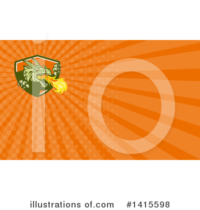 Royalty-Free (RF) Dragon Clipart Illustration by patrimonio - Stock Sample #1415598