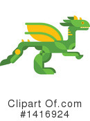 Dragon Clipart #1416924 by Vector Tradition SM